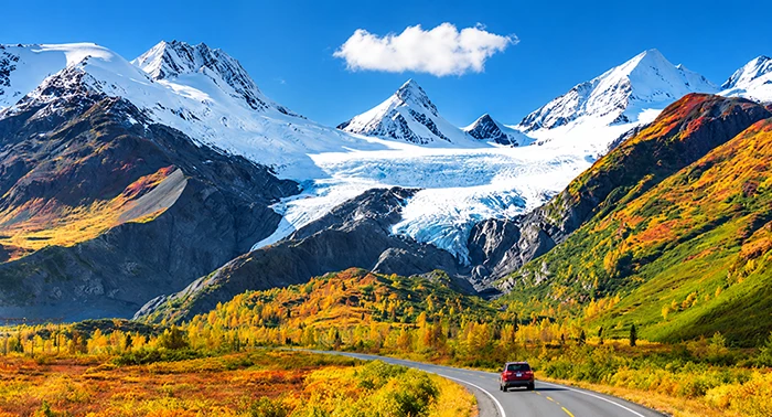 Worthington Glacier from Richardson Highway